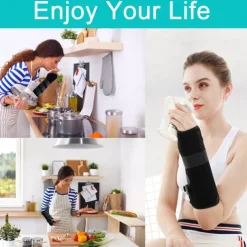 Unisex Forearm and Wrist Support Splint Brace Double Fixation Wrist Brace for Carpal Tunnel,Adjustable Night Time Forearm Immobilizer Brace Splints