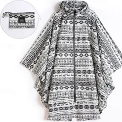 Unisex Hiking Raincoat Outdoor Waterproof Lightweight Rip-resistant Hiking Outfits Hiking Clothes Spring Autumn / Fall Hoodie Raincoat Rain Poncho Solid Color Black Yellow Blue