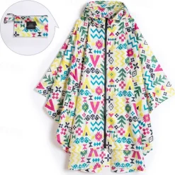 Unisex Hiking Raincoat Outdoor Waterproof Lightweight Rip-resistant Hiking Outfits Hiking Clothes Spring Autumn / Fall Hoodie Raincoat Rain Poncho Solid Color Black Yellow Blue