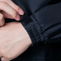 Unisex Hiking Raincoat Outdoor Waterproof Breathable Wind-Resistant Hiking Outfits Hiking Clothes Spring Autumn / Fall Rain Suit Rain Gear Hooded Coats Jacket and Pants Solid Color Black Red