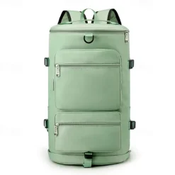 Unisex Large-Capacity Travel Backpack Duffel Bag with Shoe Compartment and Shoulder Strap, Multi-Carry Waterproof Sports Gym Bag for Students, Commuters, Weekend Trips, and Fitness Use