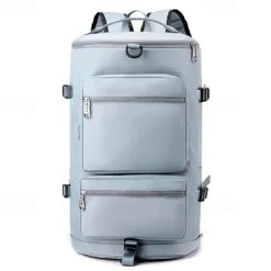 Unisex Large-Capacity Travel Backpack Duffel Bag with Shoe Compartment and Shoulder Strap, Multi-Carry Waterproof Sports Gym Bag for Students, Commuters, Weekend Trips, and Fitness Use