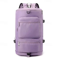 Unisex Large-Capacity Travel Backpack Duffel Bag with Shoe Compartment and Shoulder Strap, Multi-Carry Waterproof Sports Gym Bag for Students, Commuters, Weekend Trips, and Fitness Use