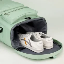 Unisex Large-Capacity Travel Backpack Duffel Bag with Shoe Compartment and Shoulder Strap, Multi-Carry Waterproof Sports Gym Bag for Students, Commuters, Weekend Trips, and Fitness Use