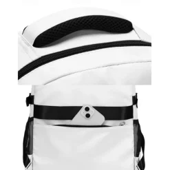 Unisex Waterproof School Backpack with Multi-Pocket Design and Laptop Compartment, Casual Large Capacity Travel Daypack for Students and Commuters