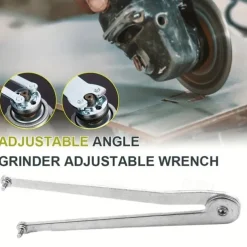 Universal Angle Grinder Wrench Adjustable Pin Spanner for Home Hand Tools | Multifunctional Manual Arbors Accessories