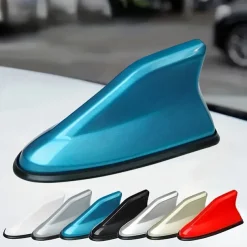 Universal Car Antennas Shark Fin Antenna Auto Radio Signal Aerials Roof Antennas Universal Car Antennas Car Signal Decorative Car Accessories