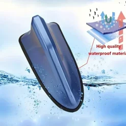 Universal Car Antennas Shark Fin Antenna Auto Radio Signal Aerials Roof Antennas Universal Car Antennas Car Signal Decorative Car Accessories