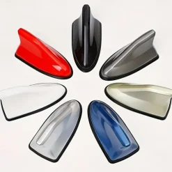Universal Car Antennas Shark Fin Antenna Auto Radio Signal Aerials Roof Antennas Universal Car Antennas Car Signal Decorative Car Accessories