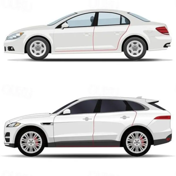 Universal Car Door Edge Protector Trim, 10M/5M Anti-Collision Rubber Moulding Strip, Scratch Guard for Auto Styling & Protection