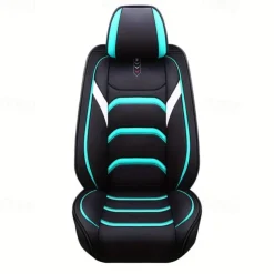 Universal Car Seat Covers Luxury Leather, Full Set High-End Protector, Fits Most Cars, Car Interior Accessories