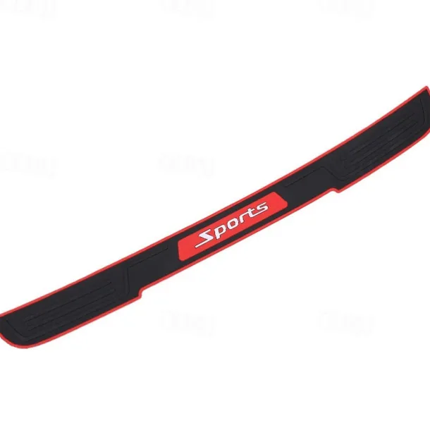 Universal Car Trunk Door Sill Protector Rubber Strip Sticker Auto Rear Bumper Guard Scratch Protection Bar Black Styling Car Accessories 90cm/35.4in