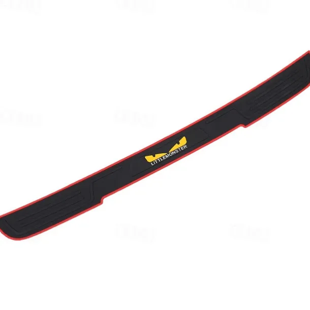 Universal Car Trunk Door Sill Protector Rubber Strip Sticker Auto Rear Bumper Guard Scratch Protection Bar Black Styling Car Accessories 90cm/35.4in