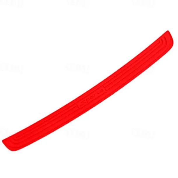 Universal Car Trunk Door Sill Protector Rubber Strip Sticker Auto Rear Bumper Guard Scratch Protection Bar Black Styling Car Accessories 90cm/35.4in