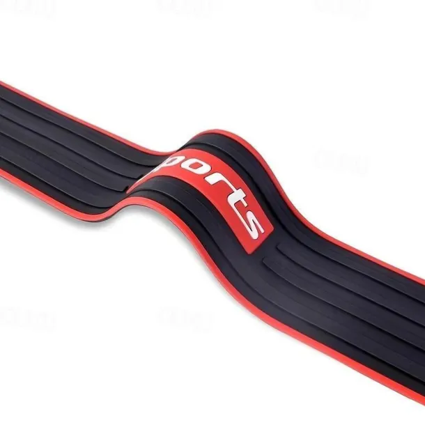 Universal Car Trunk Door Sill Protector Rubber Strip Sticker Auto Rear Bumper Guard Scratch Protection Bar Black Styling Car Accessories 90cm/35.4in