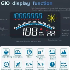 Universal Digital GPS Speedometer, 5.5