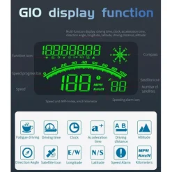 Universal Digital GPS Speedometer, 5.5