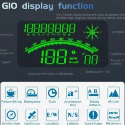 Universal Digital GPS Speedometer, 5.5