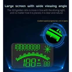 Universal Digital GPS Speedometer, 5.5