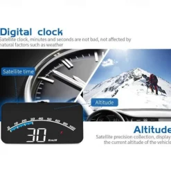 Universal Digital GPS Speedometer, 5.5