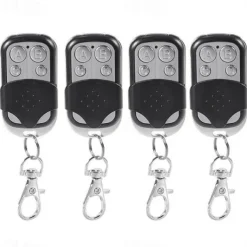 Universal 433MHz Garage Door Remote Duplicator, 4-Button Gate Remote Cloning Transmitter Control