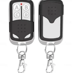 Universal 433MHz Garage Door Remote Duplicator, 4-Button Gate Remote Cloning Transmitter Control
