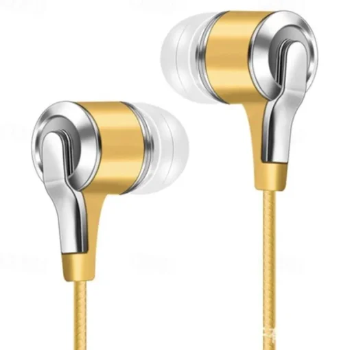 Universal 3.5mm Plug Wired Headset 9D Hifi Stereo Earphone Sport Running Headphones with Mic for Phones Computers Tablets MP3