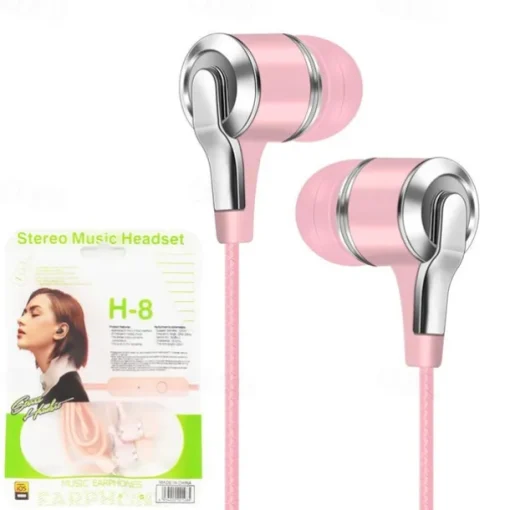 Universal 3.5mm Plug Wired Headset 9D Hifi Stereo Earphone Sport Running Headphones with Mic for Phones Computers Tablets MP3