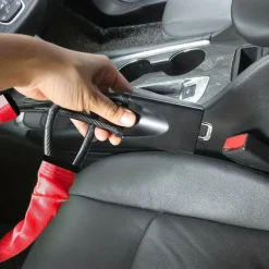 Universal Steering Wheel & Seat Belt Lock - Anti-Theft Car Security Device with 3 Keys, Fits Most Vehicles, Trucks, SUVs, Vans​