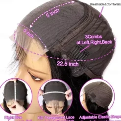 Unprocessed Virgin Hair 5x5 Closure 13x4 Lace Front Wig Layered Haircut Brazilian Hair Straight Multi-color Wig 130% 150% Density Highlighted / Balayage Hair Natural Hairline 100% Virgin Glueless For