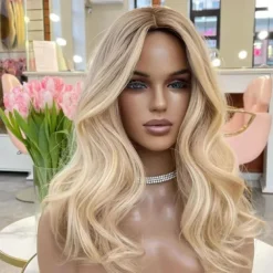 Unprocessed Virgin Hair 13x4 Lace Front Wig Free Part Brazilian Hair Wavy Multi-color Wig 130% 150% Density Color Gradient Natural Hairline 100% Virgin Glueless For Women Long Human Hair Lace Wig