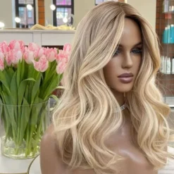 Unprocessed Virgin Hair 13x4 Lace Front Wig Free Part Brazilian Hair Wavy Multi-color Wig 130% 150% Density Color Gradient Natural Hairline 100% Virgin Glueless For Women Long Human Hair Lace Wig