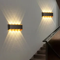 Up and Down Modern LED Wall Lamp 2/4 Head Light Indoor Lighting Outdoor Lighting Wall Lights for Gallery Light 110-240V 5W