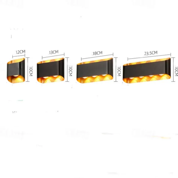 Up and Down Modern LED Wall Lamp 2/4 Head Light Indoor Lighting Outdoor Lighting Wall Lights for Gallery Light 110-240V 5W