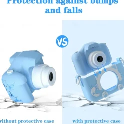 Upgrade Kids Selfie Camera - Birthday Gifts for Girls and Boys Portable Toy for 6-12 Year Old - Kids Selfie Camera Anti-Drop 20.0MP Dual Video Camcorder - 2.0 Inches Screen + SD Card 32GB