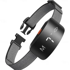 Upgrade Touch Screen Anti Bark Dog Collar IP67 Waterproof Rechargeable Electric Shock Vibration Beep No Barking Auto Training Collar For Dogs