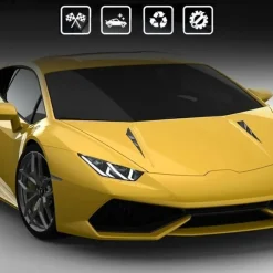 Upgrade Your Car's Look with These Stylish Universal Hood Vent Air Side Flow Intake Covers!