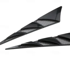 Upgrade Your Car's Look with These Stylish Universal Hood Vent Air Side Flow Intake Covers!
