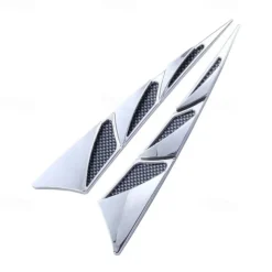 Upgrade Your Car's Look with These Stylish Universal Hood Vent Air Side Flow Intake Covers!