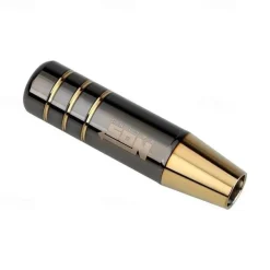 Upgrade Your Ride with Our 13cm/5.1in Auto Accessory Gear Shift Knob - Aluminum Alloy JDM Gear Shift Lever Head for Automatic & Manual Cars!