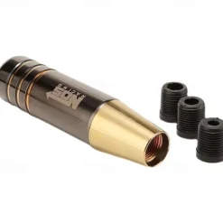 Upgrade Your Ride with Our 13cm/5.1in Auto Accessory Gear Shift Knob - Aluminum Alloy JDM Gear Shift Lever Head for Automatic & Manual Cars!