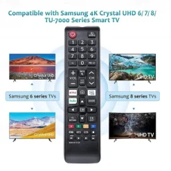 Upgrade Your Samsung TV Experience with the Latest Universal Remote Control - Compatible with All LCD LED HDTV 3D Smart TVs!