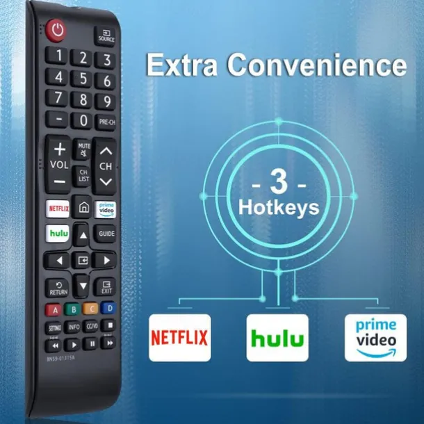 Upgrade Your Samsung TV Experience with the Latest Universal Remote Control - Compatible with All LCD LED HDTV 3D Smart TVs!