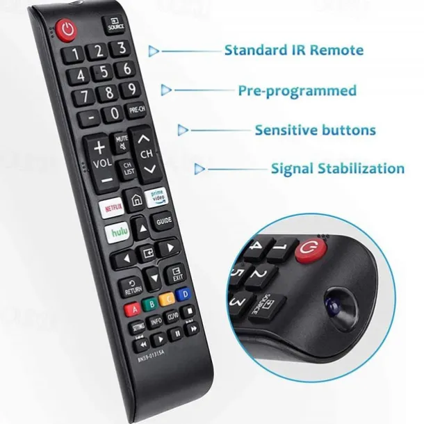 Upgrade Your Samsung TV Experience with the Latest Universal Remote Control - Compatible with All LCD LED HDTV 3D Smart TVs!