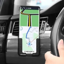 Upgraded Multifunctional Mobile Phone Bracket Self Adhesive Dashboard Mount Car Phone Holder Adjustable Width Car Sticky Navigation Mobile Phone Bracket for All Mobile Phones