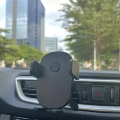 Upgraded Universal Car Phone Mount: 360° Rotation, Auto Clamping, Hands Free Cradle for All Smartphones