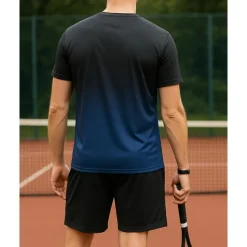 US Open Men's Graphic Sports Set Shirts & Shorts Tennis Set Two-piece Suit Short Sleeves Sweat-Wicking Moisture Wicking Breathable Tennis Golf Pickleball Red Blue Green Tennis Clothing