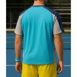 US Open Men's Patchwork Sport Shirt Golf Polo Shirt Tennis Shirt Tennis Tee Short Sleeves Front Zip Sweat-Wicking Moisture Wicking Breathable Tennis Golf Pickleball Yellow Blue Dark Gray Tennis