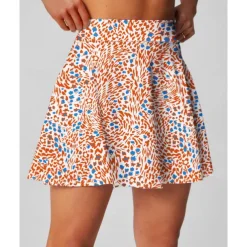US Open Women's Floral Tennis Skirts with Shorts Printing Breathable Tennis Golf Badminton Light Green Blue Orange Tennis Clothing
