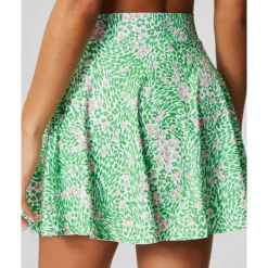US Open Women's Floral Tennis Skirts with Shorts Printing Breathable Tennis Golf Badminton Light Green Blue Orange Tennis Clothing